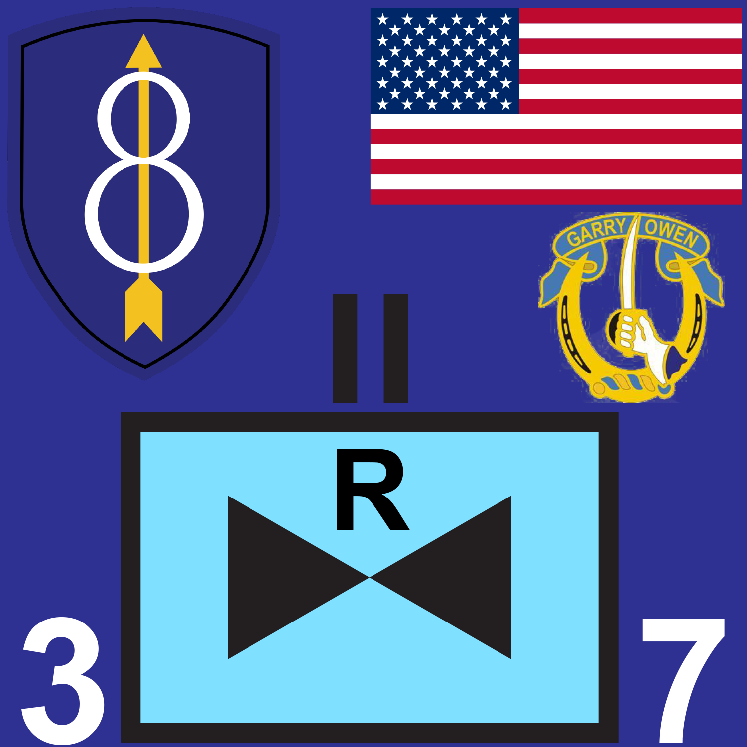BLU 3-7 CAV (R) short v1